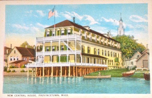 Now called The Crown & Anchor, the New Central Hotel was a popular Provincetown Inn in the 19th century