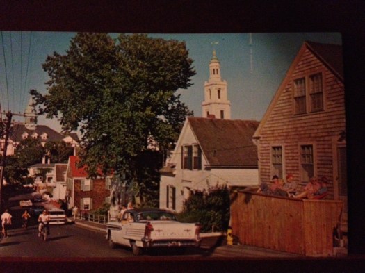 Provincetown, Cape Cod Bradford Street, just past the town center during the early 1960s. 